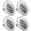 Zonon 4 Pack Round Soffit Vents Stainless Steel Dryer Vent