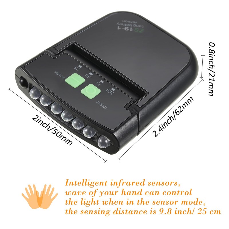 Mudder 2 Pieces LED Clip on Cap Lights USB Rechargeable