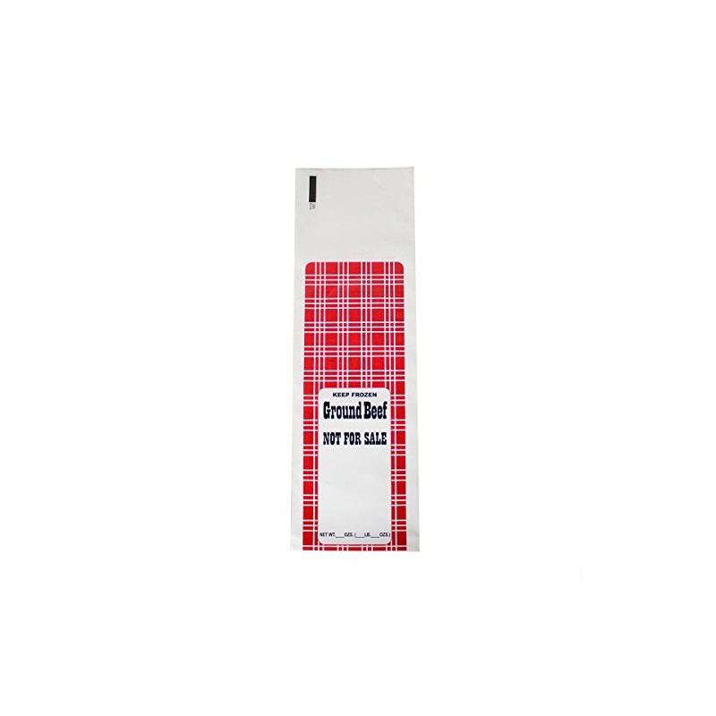 UltraSource Ground Beef Freezer Bags, 2 lb. "Not For Sale"