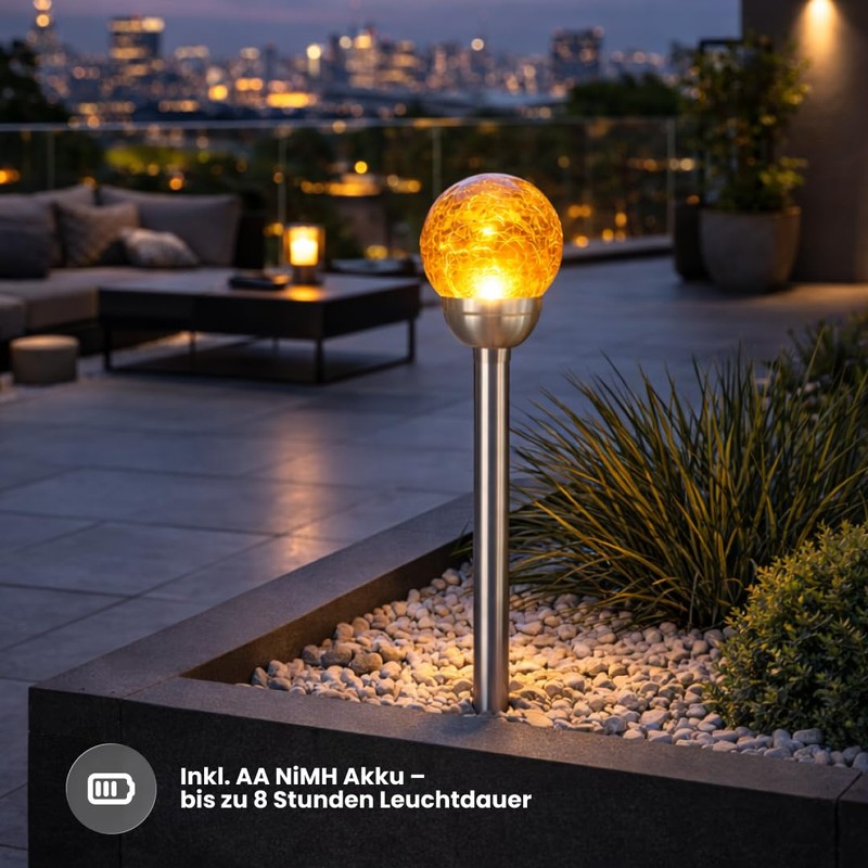 Best Season Roma Solar Bollard Light 45 cm - LED
