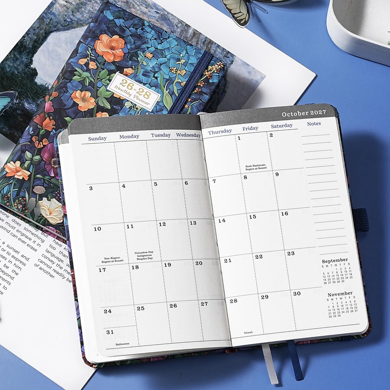 2026-2029 Pocket Planner/Calendar - 3 Year Monthly Planner 2026-2029, July
