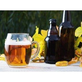 Barski European Handmade Glass - Large Clear Mug - Juice Cup W/ handle- 20 oz.