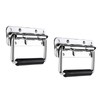 Vokowin 2Pcs Box Handles Spring Folding, Handle Metal Chest Handle