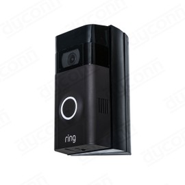 DoorBell Angle Adjustment Adapter / Bracket For The Ring Video Doorbell 2 (Doorbell Not Included) (For Ring Doorbell 2 only) (Black)