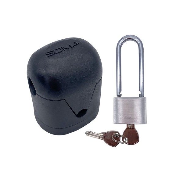 Anti-theft protection for charging cables up to AD 11 mm