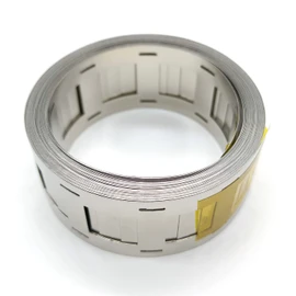 2P Nickel Plating Strip 0.15x27mm (16.4ft/roll) Spacing 20.25mm used for 2 Parallel 18650 Batteries Spot Welding DIY 18650 Battery Pack