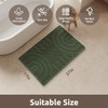 AMOAMI Waffle Bath Mat Super Absorbent Bath Mats for Bathroom