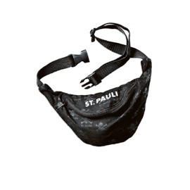FC St. Pauli Skull Belt Bag Bumbag Hip Bag (Black, One Size)