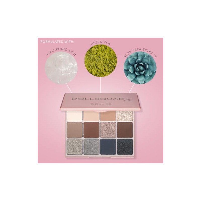DOLL 10 NO. Paleta Doll Squad(Sin Talco)30 Azul