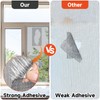 HOFUDON 4in X 20ft Window Screen Repair Tape Grey- Heavy