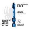Spyder 15-Piece Drill Bit and Impact Driver Bit Kit, Mach-Blue