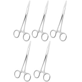AAProTools 5 Mosquito Locking Hemostat Forceps Straight 5" Ideal for All Types of Hobby and First Aid Kit