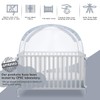 L RUNNZER Crib Tent Crib Net to Keep Baby in,