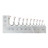 100x Chemically Sharpened Octopus Fishing Hook, Fishing Tackle 3-12# Small