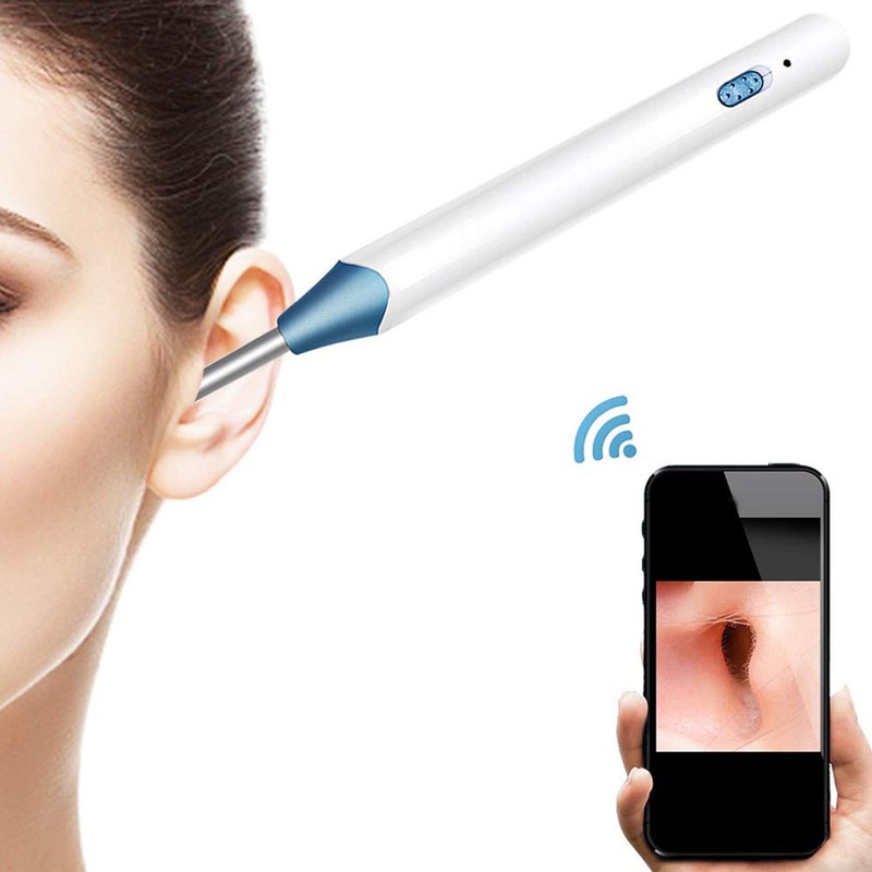 6LEDs High Definition Wireless Ear Otoscope Wi Fi Ear Endoscope