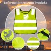 Ourdort Ourdort 2 Stck Warnweste Kinder,Kinderwarnweste fr (3-12 Jahre),Kinder Sicherheitswesten,Atmungsaktive