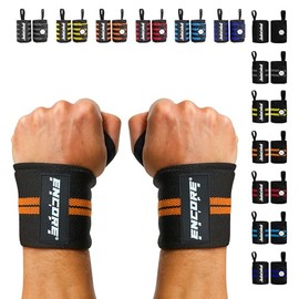 Wrist Wraps for Strength Training, Fitness & Bodybuilding, Wrist Wraps for Gym & Crossfit, Stable Wrist Support for Weightlifting & Intensive Training