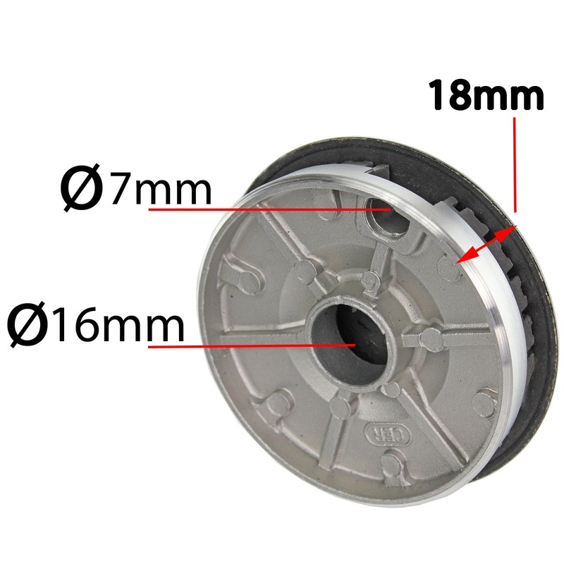 SPARES2GO (Non Universal) Gas Burner Crown and Flame Cap Kit