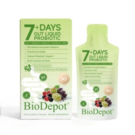 7-Day Liquid Probiotic Cleanse Sachets for Gut Health