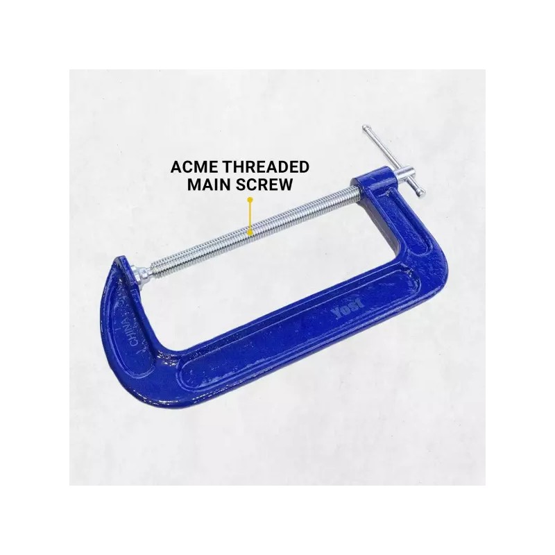Yost Tools 요스트 툴 310Y 10인치 가단성 철제 CC램프 Yost