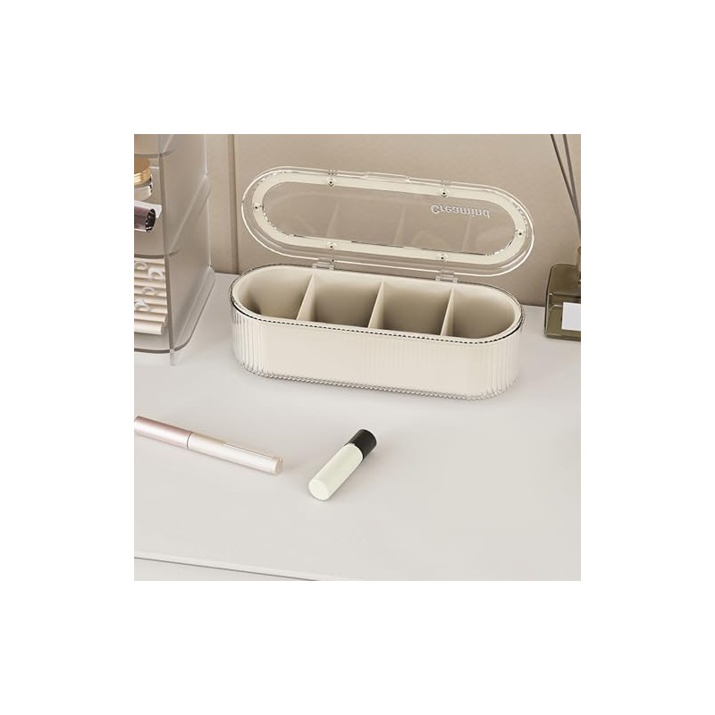 Soporte para Esponja de Maquillaje, 2 uds., con 4 Compartimentos