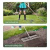 Lawn Leveling Rake - 30'' x 10'' Stainless Steel Lawn