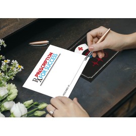 Please Leave Your Prescription for Success, 2023 Nurse Graduation Advice Cards and Sign(1+25 pk), Med School Graduation, Nurse Advice, Retirement(JYC023)