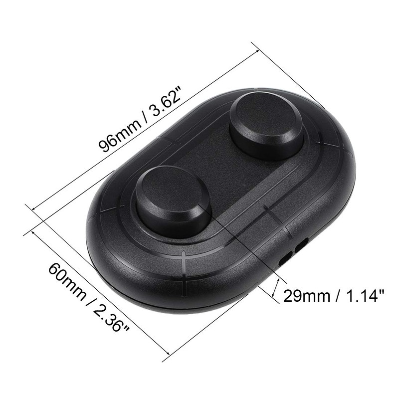 sourcing map Inline Foot Pedal Push Lamp Switch, 2 Buttons