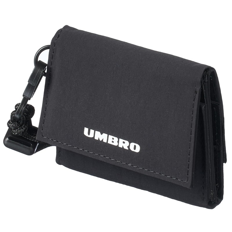 Umbro Trifold Wallet for Men and Women with Neck Strap,