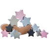 Selecta 64020 Stars Starry Sky, Bellybutton, Wooden Stacking Toy, 12