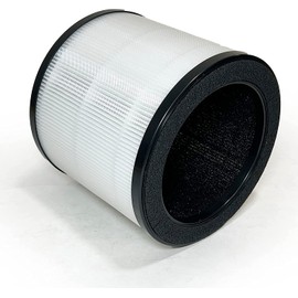 Nispira HAPF360 Type J Filter Replacement For Holmes HAP360W HAP360 Bionaire 360° UV Air Purifier BAPF361 3-in-1 True HEPA Activated Carbon 2 Packs