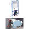 190mm Long Black Straight Soil Pipe Wc Toilet Waste Water
