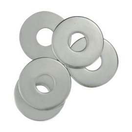 M16 x 50mm Penny Washers, A2 304 Stainless Steel Flat Repair Washer, Large Metal Plain Round Chrome for Screws & Bolts (Pack of 5)