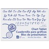 Pacon® Chart Tablet, Cursive Cover, Unruled 24" x 16", 25
