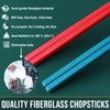 Chopsticks, GLAMFIELDS 5 Pairs Premium Reusable Multicolour Chopsticks for Sushi