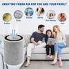 HP202 True HEPA Replacement Filter Compatible with Shark Air Puri-fier