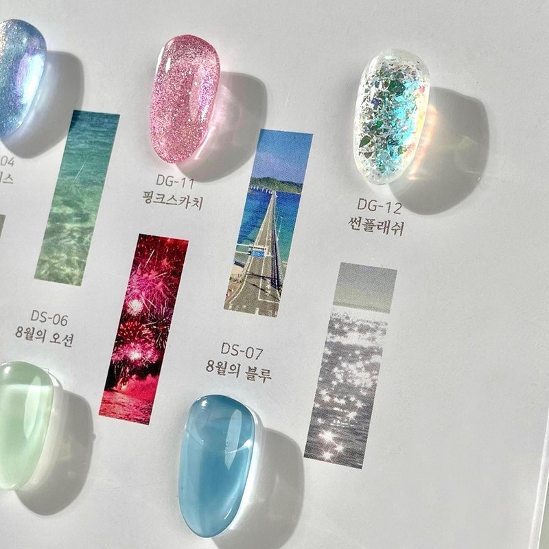 Divock Divok That Summer Syrup Gel Glitter Magnet Gel Single