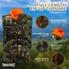 TrailCrest by Treel Mens Reversible Camo & Safety Blaze Orange