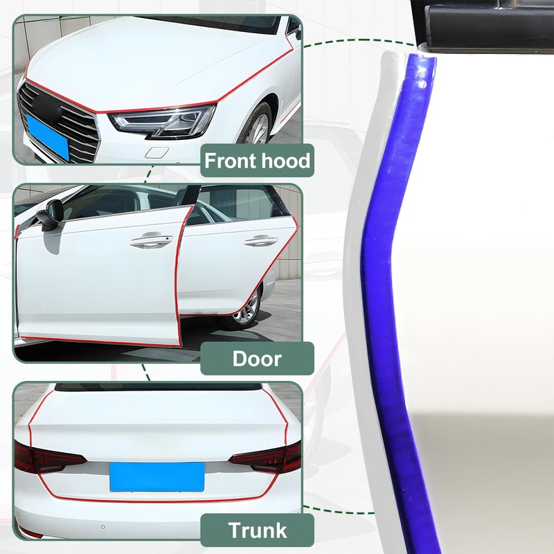 Osilly Car Door Protector Edge Guards, 33Ft Anti Collision U