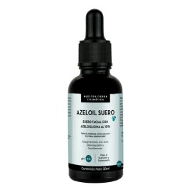 Azelaico 10% Suero Acuoso Aclarante Anti-acné Matificante Todo tipo de piel Nuestra Tierra Cosmética