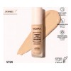 Base De Maquillaje Moira Cosmetics Soft Matte Foundation Tono 575N