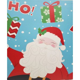 Trim A Home PRINTED CUSHIONED PVC MAT (w/rubber back)(18"x30") SANTA & CHRISTMAS GIFTS, TAH