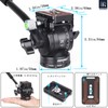 INNOREL F20 Video Head, Camera Head, 2-Way Drums, 11.0 lbs