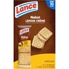 Lance Sandwich Cookies, Nekot Lemon Creme, 10 Individually Wrapped Packs,