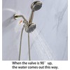 G-Promise High Pressure Dual Shower Head Combo, 72 Inches Flexible