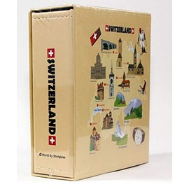 World By Shotglass Switzerland Embossed Photo Album 200 Photos / 4x6 [Kitchen]