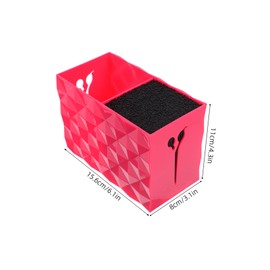 Healvian 1pc Hairdressing Scissor Holder for Combs and Clips Storage Box for Barber Shop and Home Use Efficient Organization