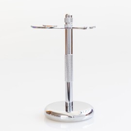 Bevel Cepillo de afeitado y soporte de afeitado de seguridad, soporte de afeitado doble, ayuda a proteger tu kit de afeitado
