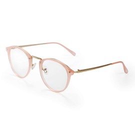 Aroncent Ladies Clear Comfortable Ultra Light Lens Glasses - Choice of Colours, Base Metal, pink