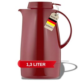 Helios Servitherm Vacuum Jug Red 1.3 Litre